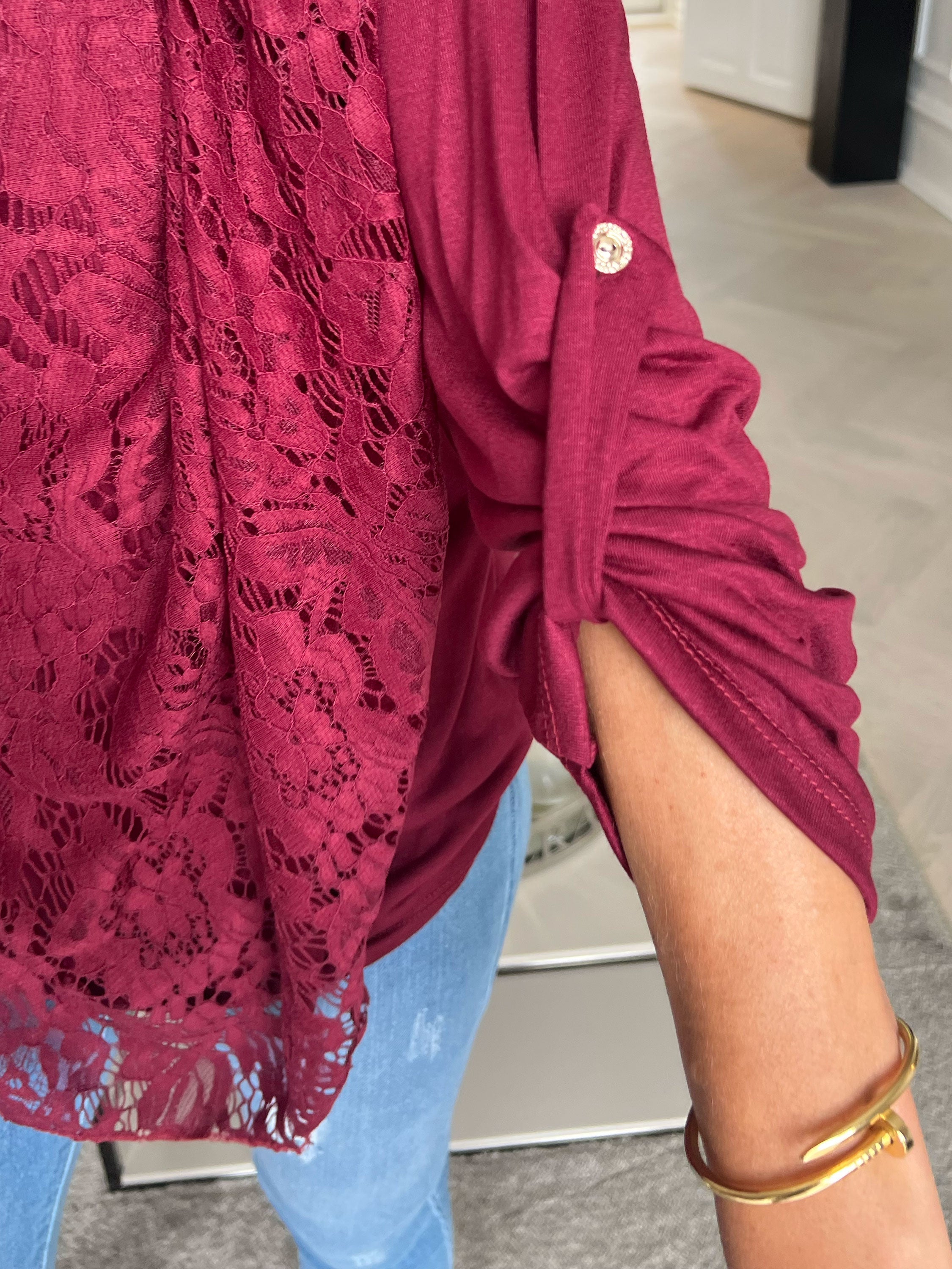 Kenya Lace Shirt - Tunika med spetslager